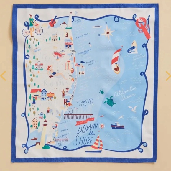 🆕 Spartina 449 Down The Shore Kitchen Towel - Picture 2 of 7